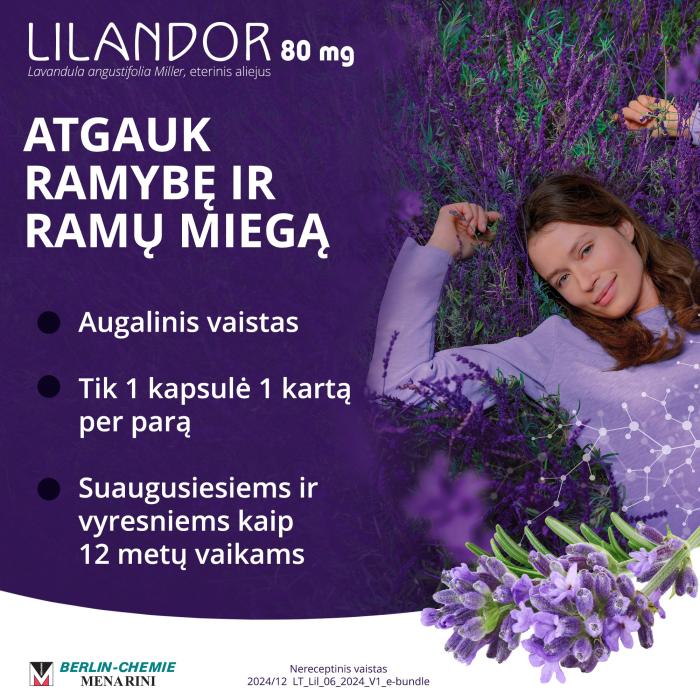 LILANDOR 80 mg minkštosios kapsulės N28