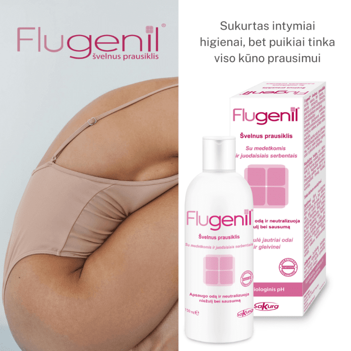 Flugenil švelnus prausiklis 150 ml