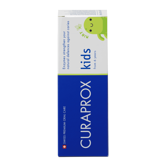 CURAPROX dantų pasta vaikams KIDS, mėtų skonio, nuo 6 m., 60 ml