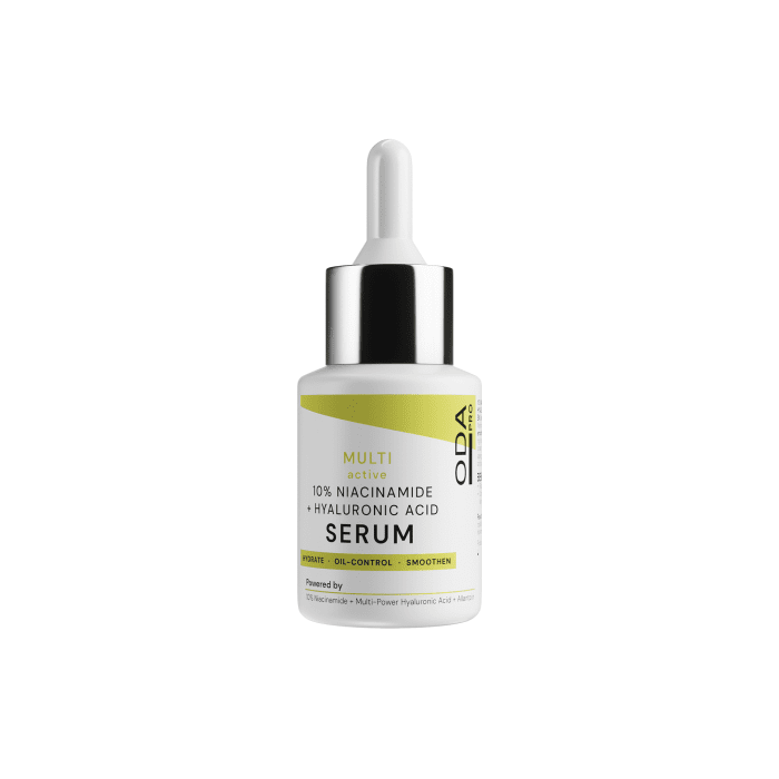 ODA PRO 10 % niacinamido ir hialurono rūgšties serumas, 30 ml