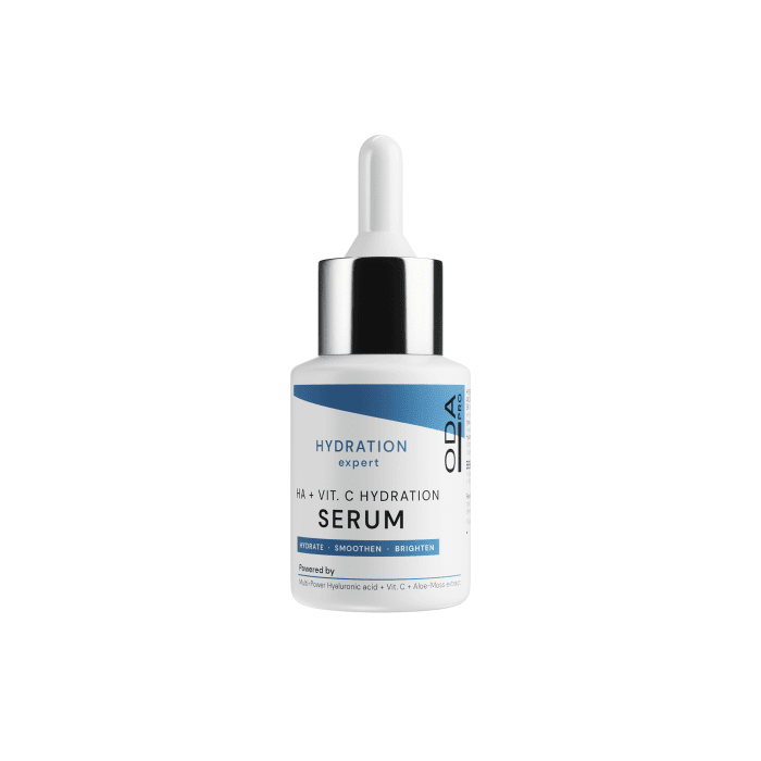 ODA PRO drėkinamasis hialurono rūgšties ir vitamino C serumas 30 ml