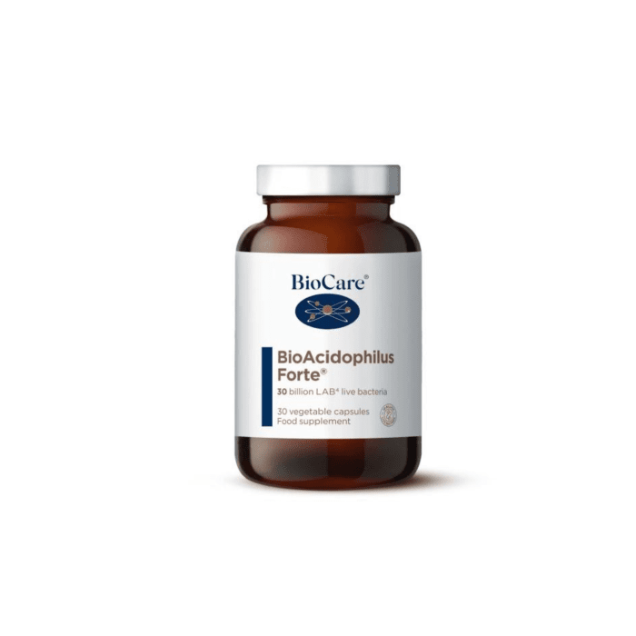 BIOCARE Acidophilus Forte gyvosios bakterijos, N30