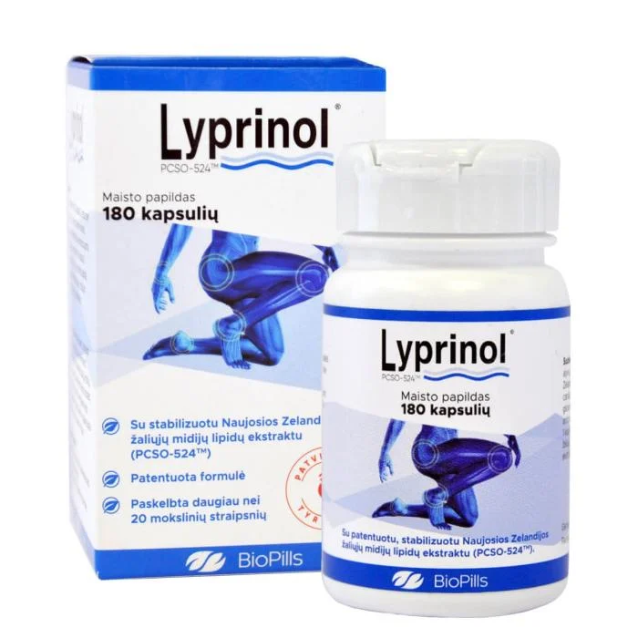 LYPRINOL, 180 kapsulių