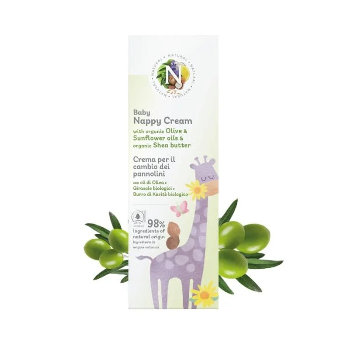 NATURAL kūdikių kremas nuo sauskelnių sukeliamo sudirgimo, 100 ml