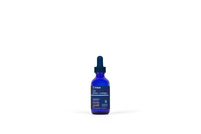 TRACE MINERALS biotinas 20000 mcg ir kolagenas 30000 mcg, 59 ml