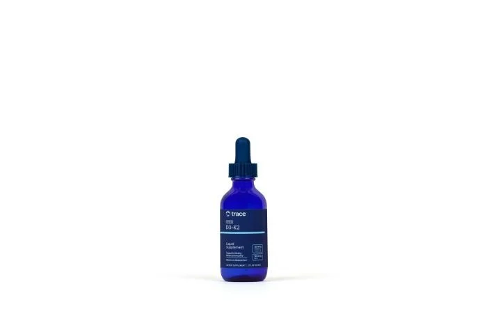 TRACE MINERALS vitamino D3 ir K2 396 dozės, 59 ml