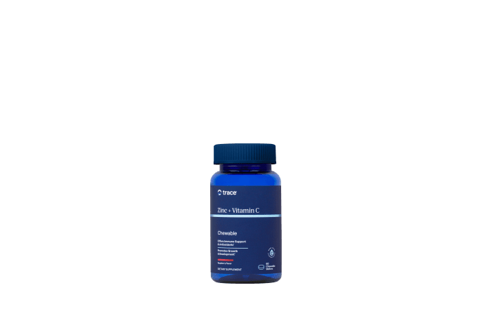 TRACE MINERALS Cinkas ir Vitaminas C imunietui, kramtomosios tabletės N60
