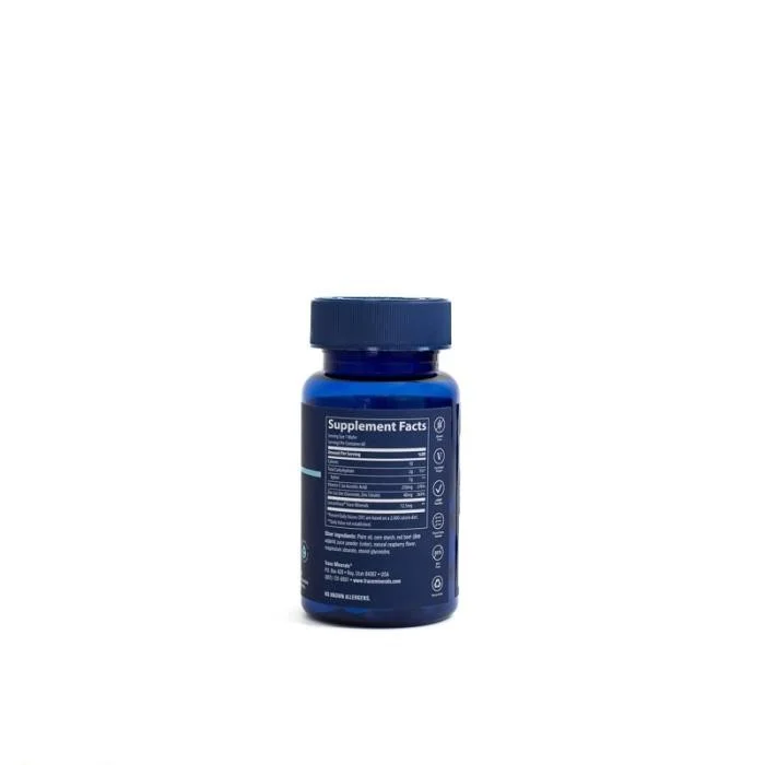 TRACE MINERALS Cinkas ir Vitaminas C imunietui, kramtomosios tabletės N60
