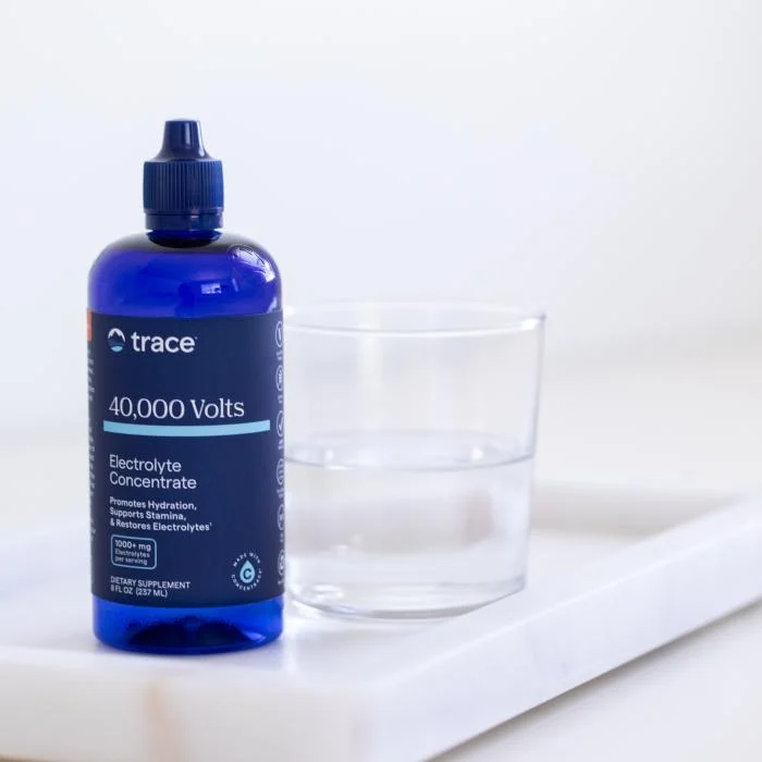 TRACE MINERALS ConcenTrace® 40,000 Volts - didelės koncentracijos elektrolitų kompleksas SU MAGNIU IR KALIU 237 ML
