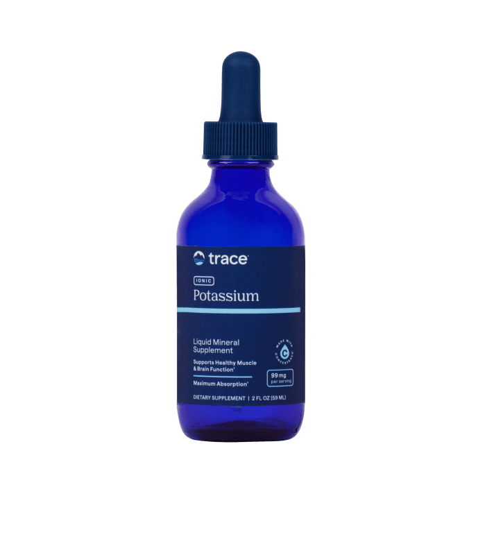 TRACE MINERALS joninio kalio lašai širdžiai 99 mg, 59 ml
