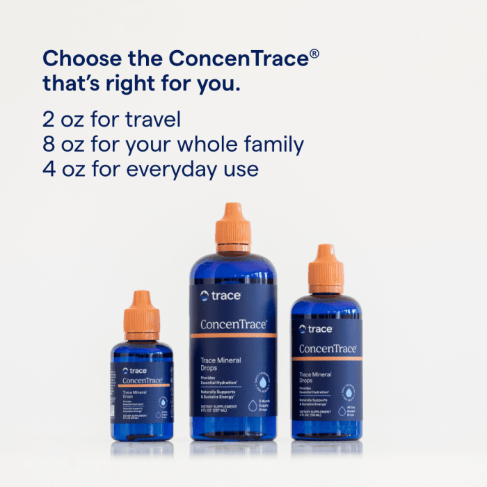 TRACE MINERALS CONCENTRACE 72+ joniniai jūros mineralai, 118 ml