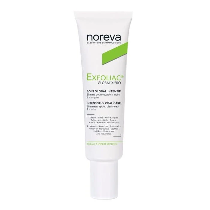 NOREVA EXFOLIAC Global X-PRO kremas nuo spuogų, 30 ml