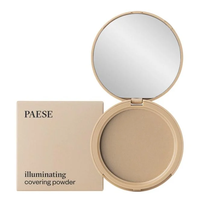 PAESE kompaktinė pudra "Illuminating & covering" spalva 1c 9g