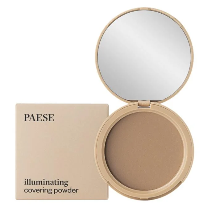 PAESE kompaktinė pudra "Illuminating & covering" spalva 3c 9g