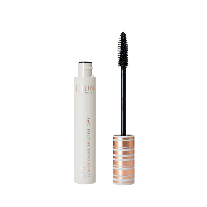 IDUN Minerals išskirtinės apimties suteikiantis blakstienų tušas, juodos spalvos EIR Nr. 5013, 13,5 ml