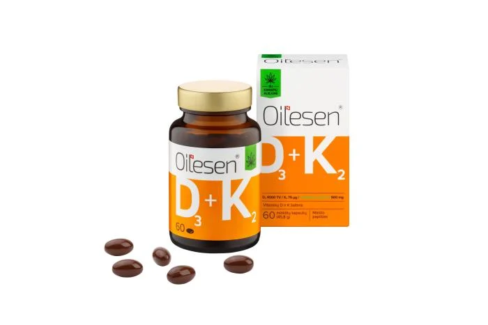 OILESEN D3+K2 su kanapių aliejumi, N60