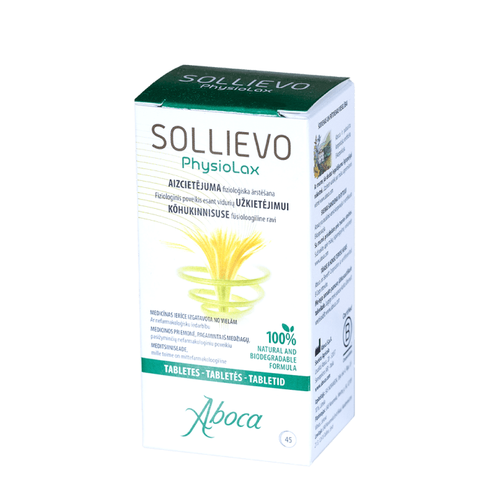 SOLLIEVO PhysioLax tabletės 420 mg N45