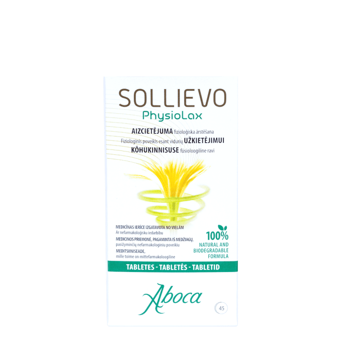 SOLLIEVO PhysioLax tabletės 420 mg N45