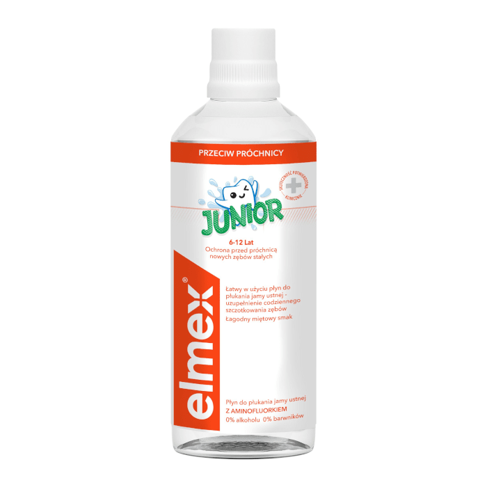 ELMEX vaikiškas burnos skalavimo skystis ėduonies profilaktikai Junior, 400 ml
