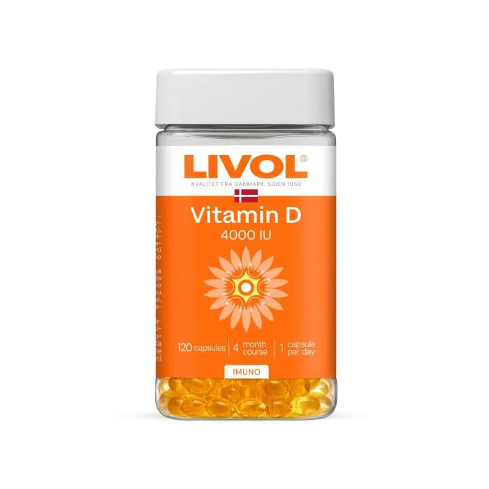 LIVOL EXTRA Vitaminas D 4000 TV, N120
