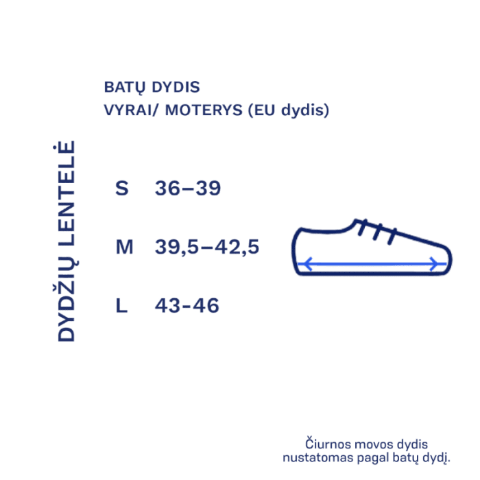 PULSAAR ACTIVE čiurnos mova, juoda spalva, L dydis