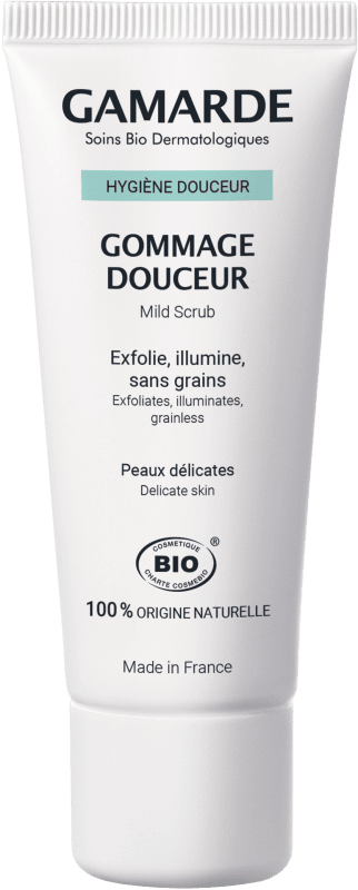 GAMARDE GOMMAGE DOUCEUR VISAGE švelnus veido šveitiklis, 40 ml