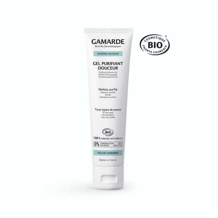 GAMARDE GEL PURIFIANT DOUCEUR valomasis gelinis veido prausiklis, 100 ml.