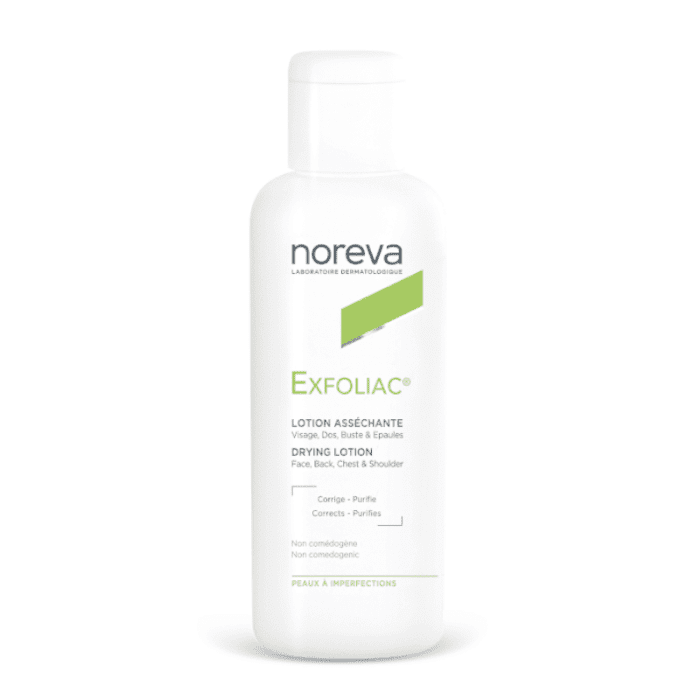 NOREVA Exfoliac Drying Lotion losjonas į bėrimus linkusiai odai,125 ml
