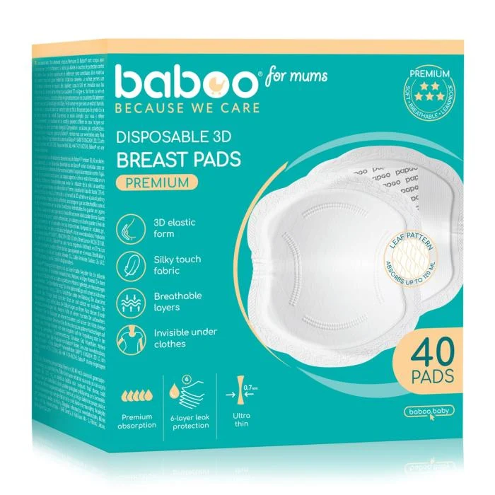 Baboo premium įklotai į liemenėlę, N40