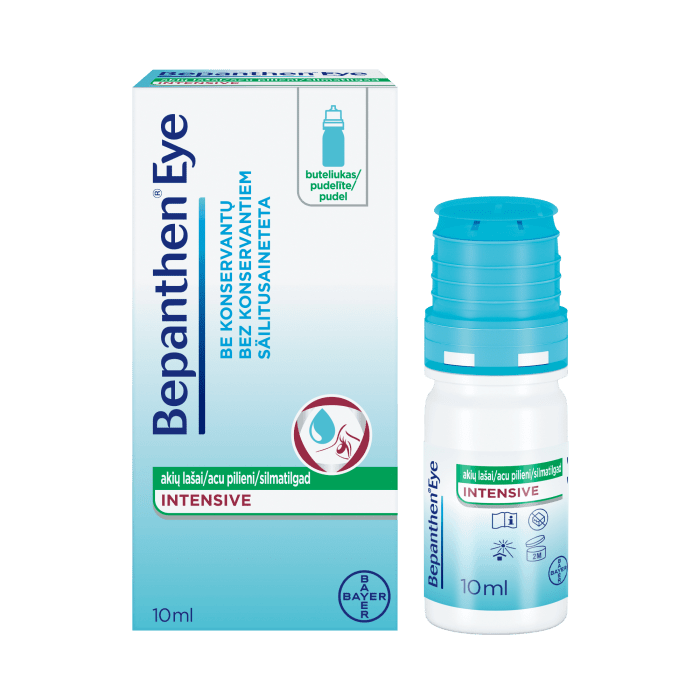 BEPANTHEN Eye Intensive akių lašai 10 ml