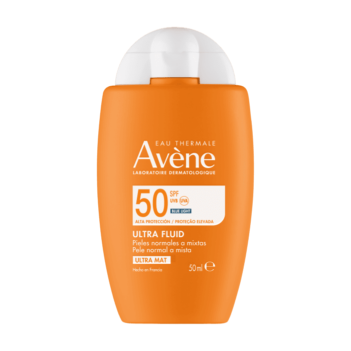 AVENE SUN ULTRA INVISIBLE apsauginė veido emulsija nuo saulės , SPF 50+ 50ML