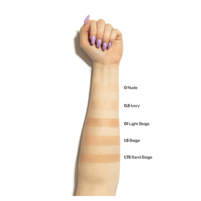 PAESE Long Cover Fluid Liquid ilgai dengiantis skystas makiažo pagrindas, 0 spalva, 30 ml