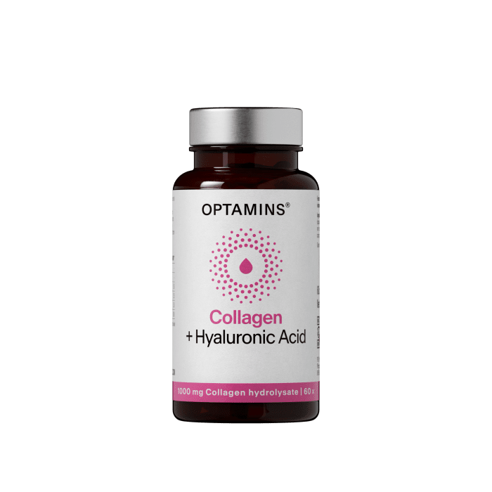 OPTAMINS KOLAGENAS 1000MG + HYALURONIC ACID, N60