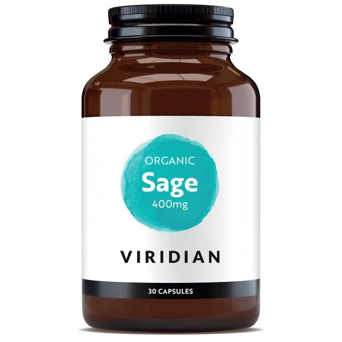 VIRIDIAN Organic Sage 400 mg, N30