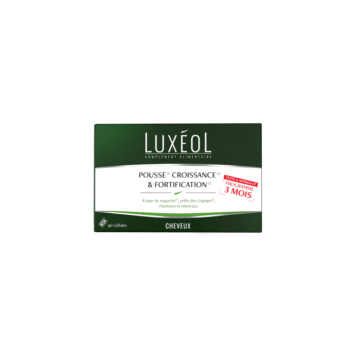 LUXEOL maisto papildai plaukų tankiui ir augimui (3 mėnesių kursas) N90