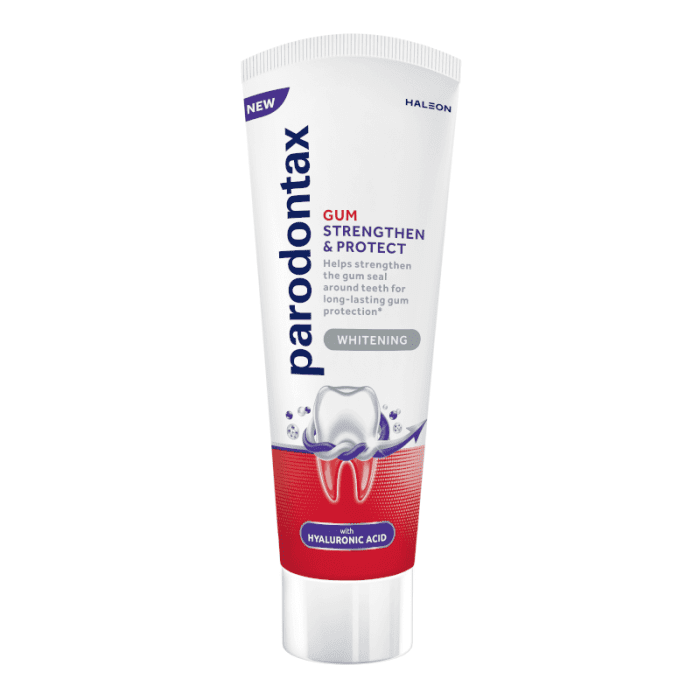 Parodontax Gum Strengthen and Protect Whitening dantų pasta, 75 ml 