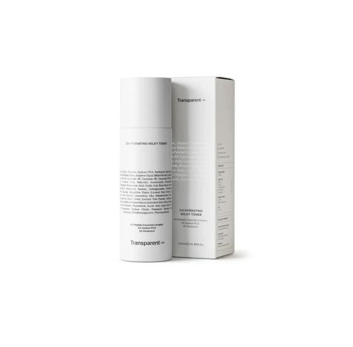 Transparent Lab C4 drėkinamasis veido tonikas, 130 ml