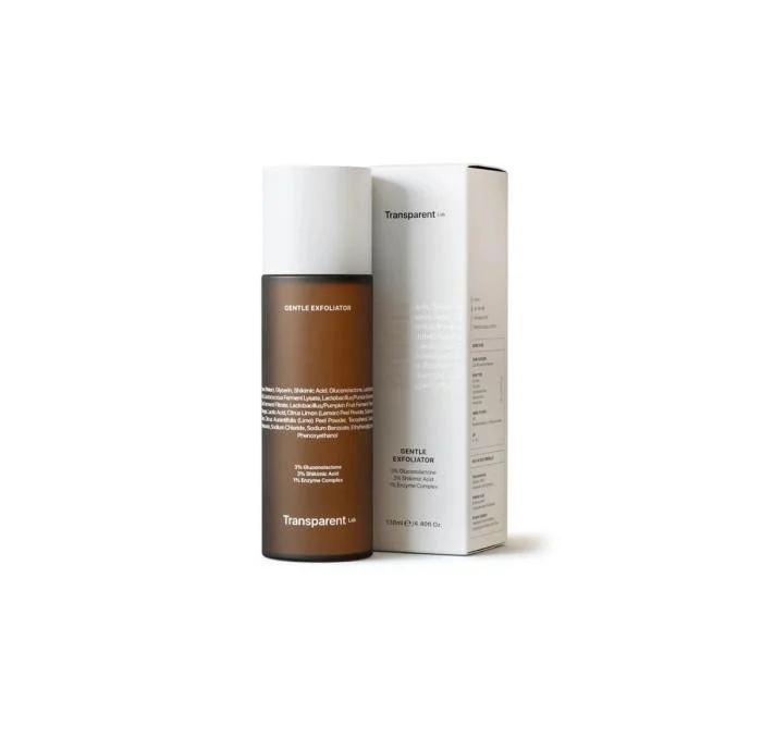 Transparent Lab Gentle Exfoliator švelni šveičiamoji priemonė veidui, 130 ml