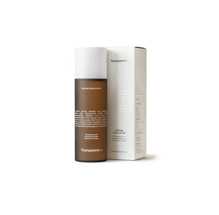 Transparent Lab Strong Exfoliator šveičiamoji priemonė veidui, 130 ml