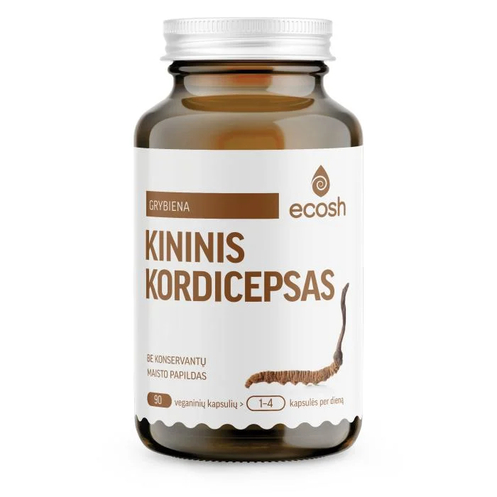 ECOSH Kininis kordicepsas, 500 mg, N90