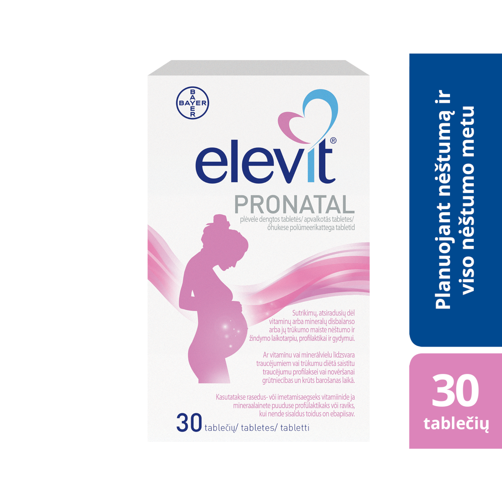 ELEVIT PRONATAL vitaminų kompleksas, tabletės, N30