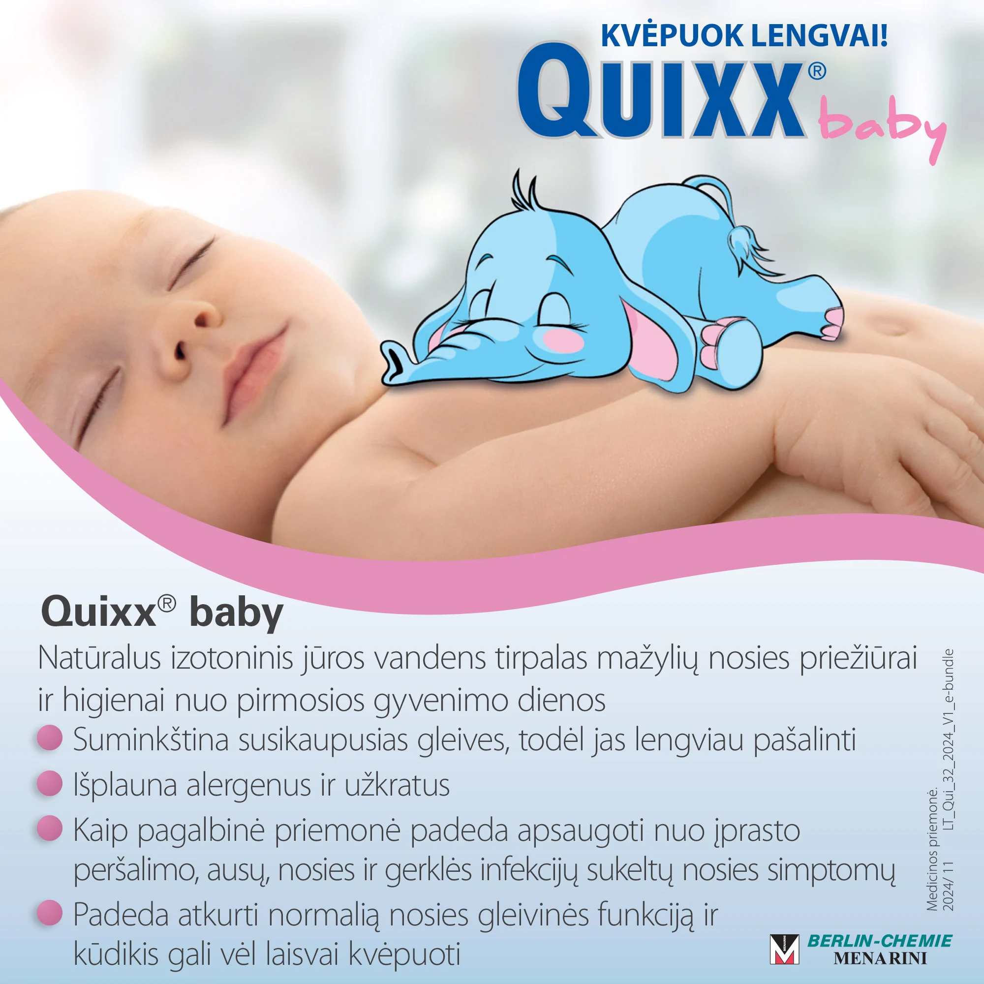 Quixx Baby nosies lašai 10 ml
