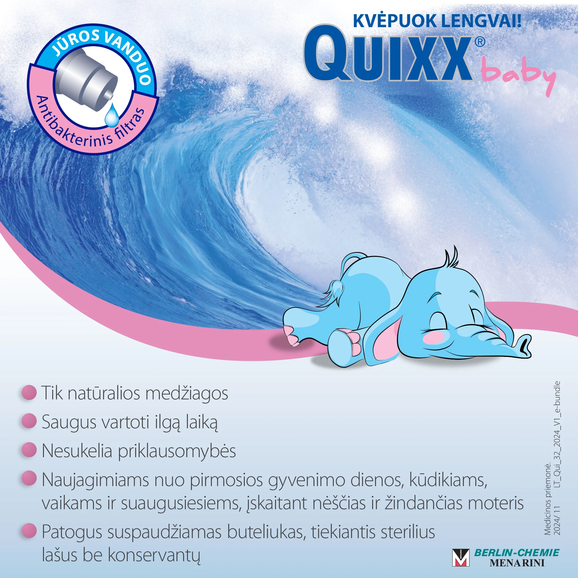 Quixx Baby nosies lašai 10 ml