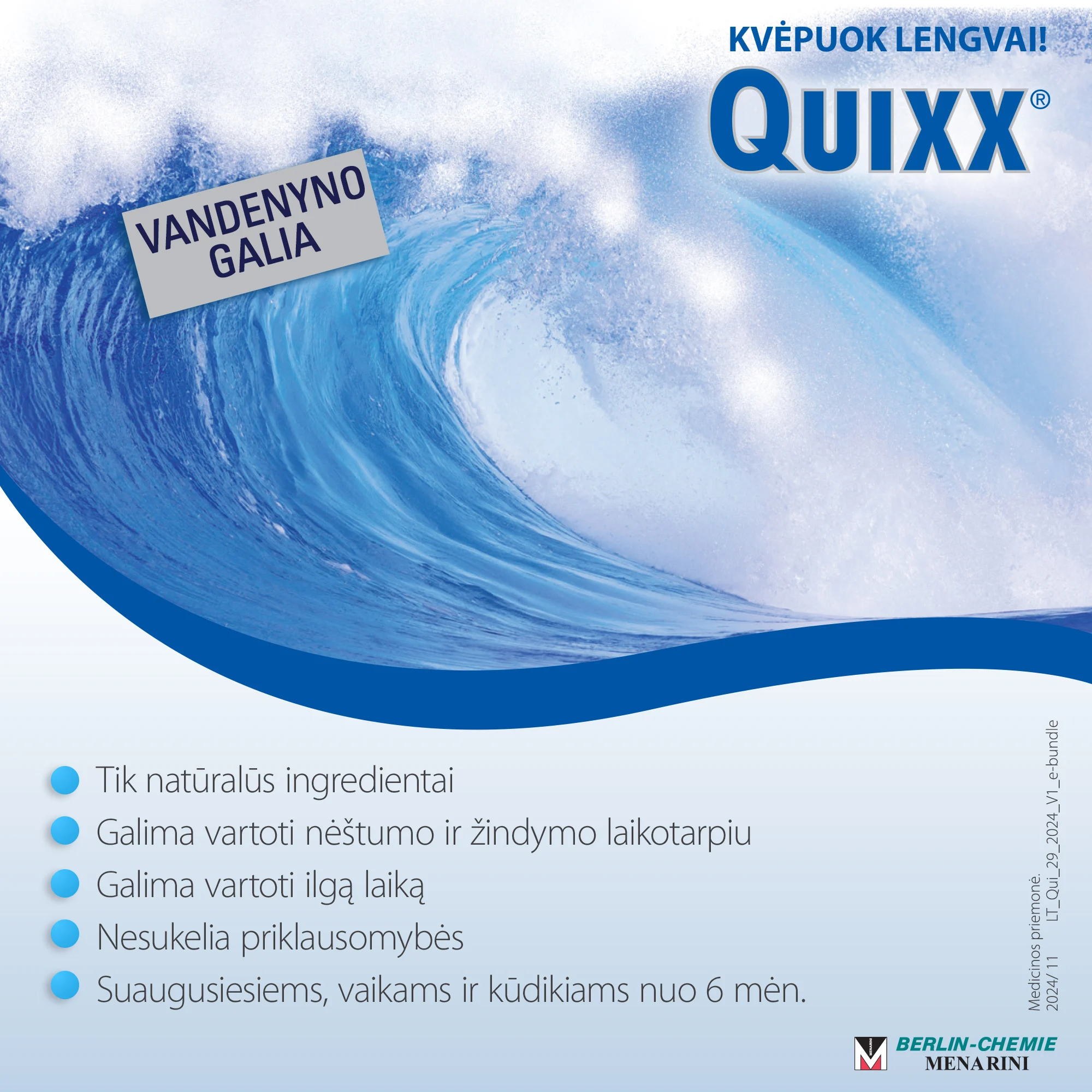 Quixx nosies purškalas 30 ml