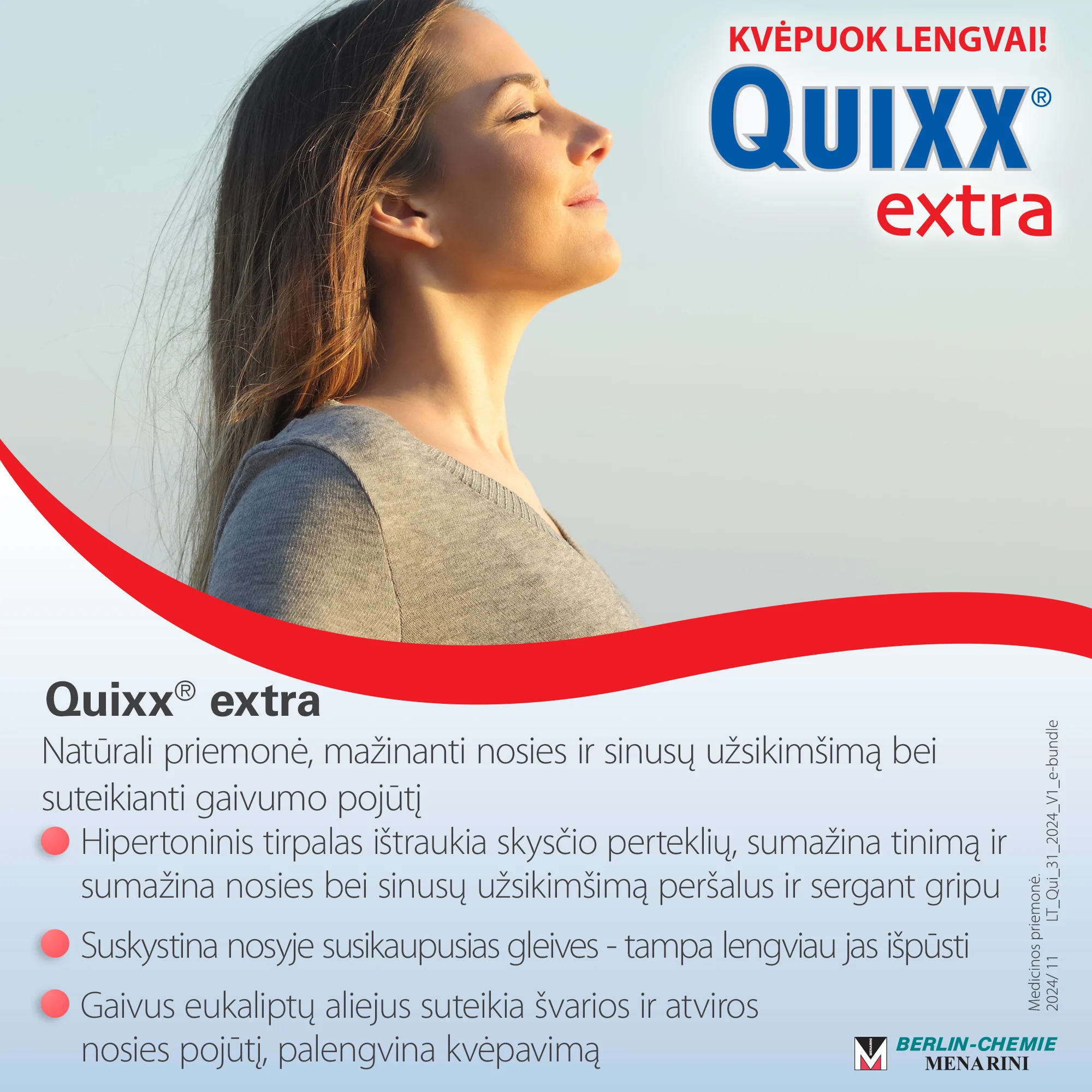 Quixx Extra nosies purškalas 30 ml