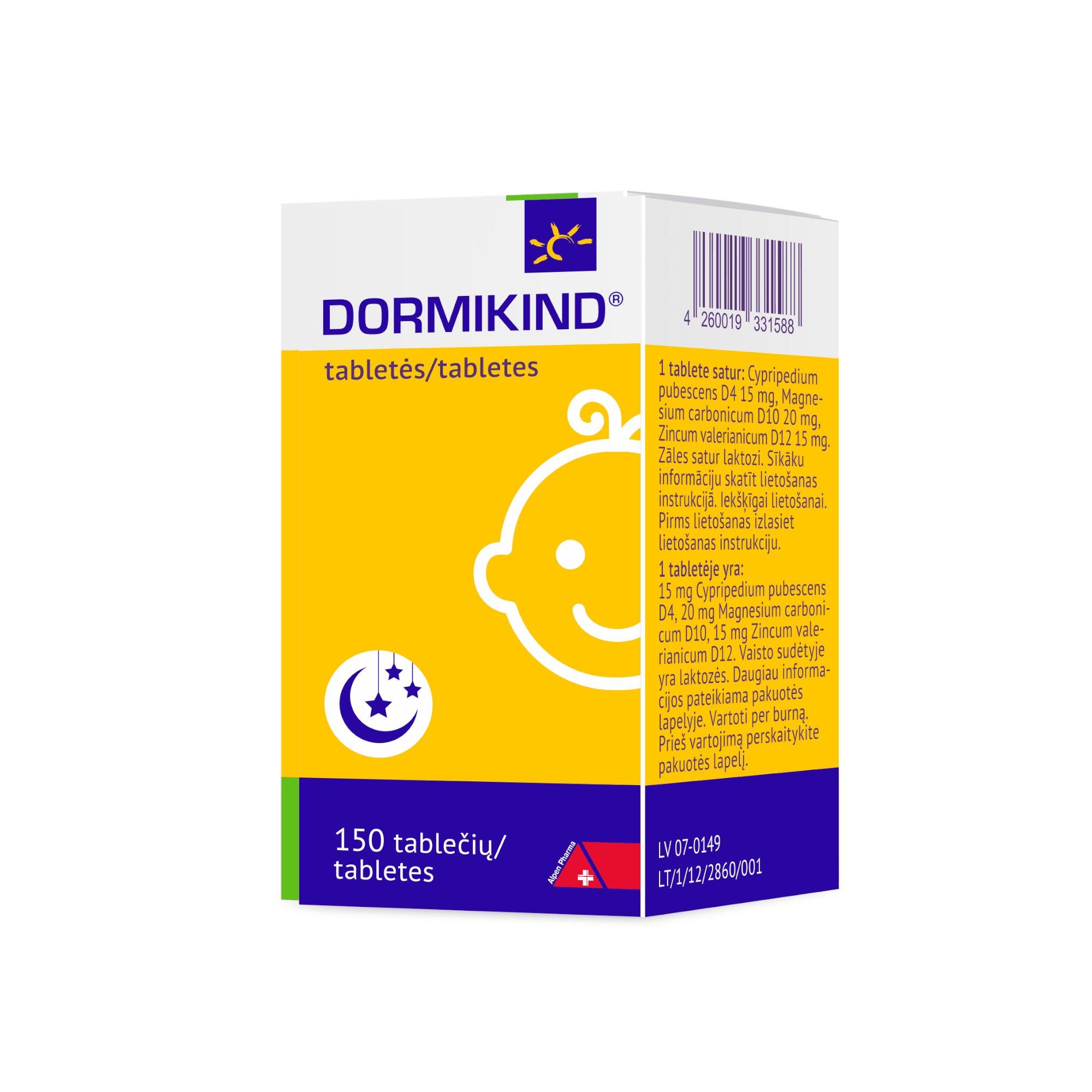 Dormikind tabletės N150