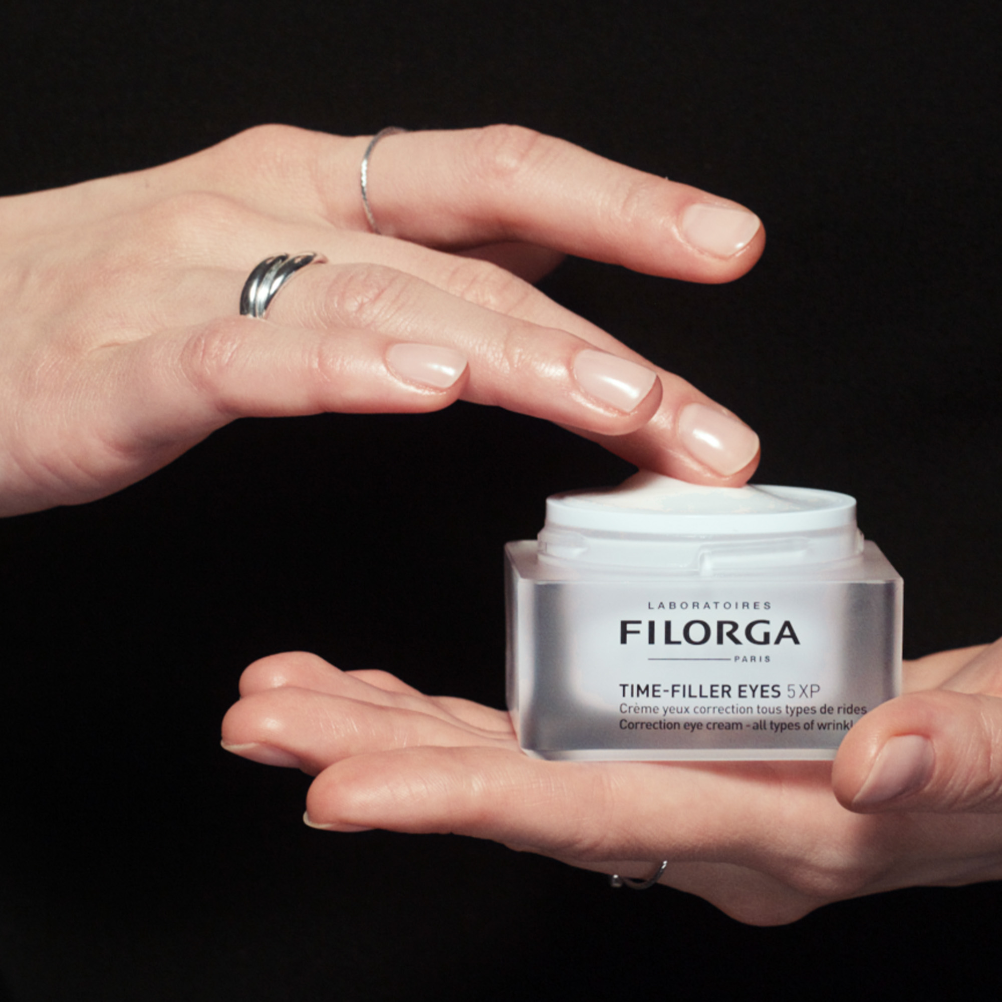 FILORGA akių kontūro kremas brandžiai odai su ryškėjančiomis raukšlėmis TIME-FILLER EYES 5XP, 15 ml
