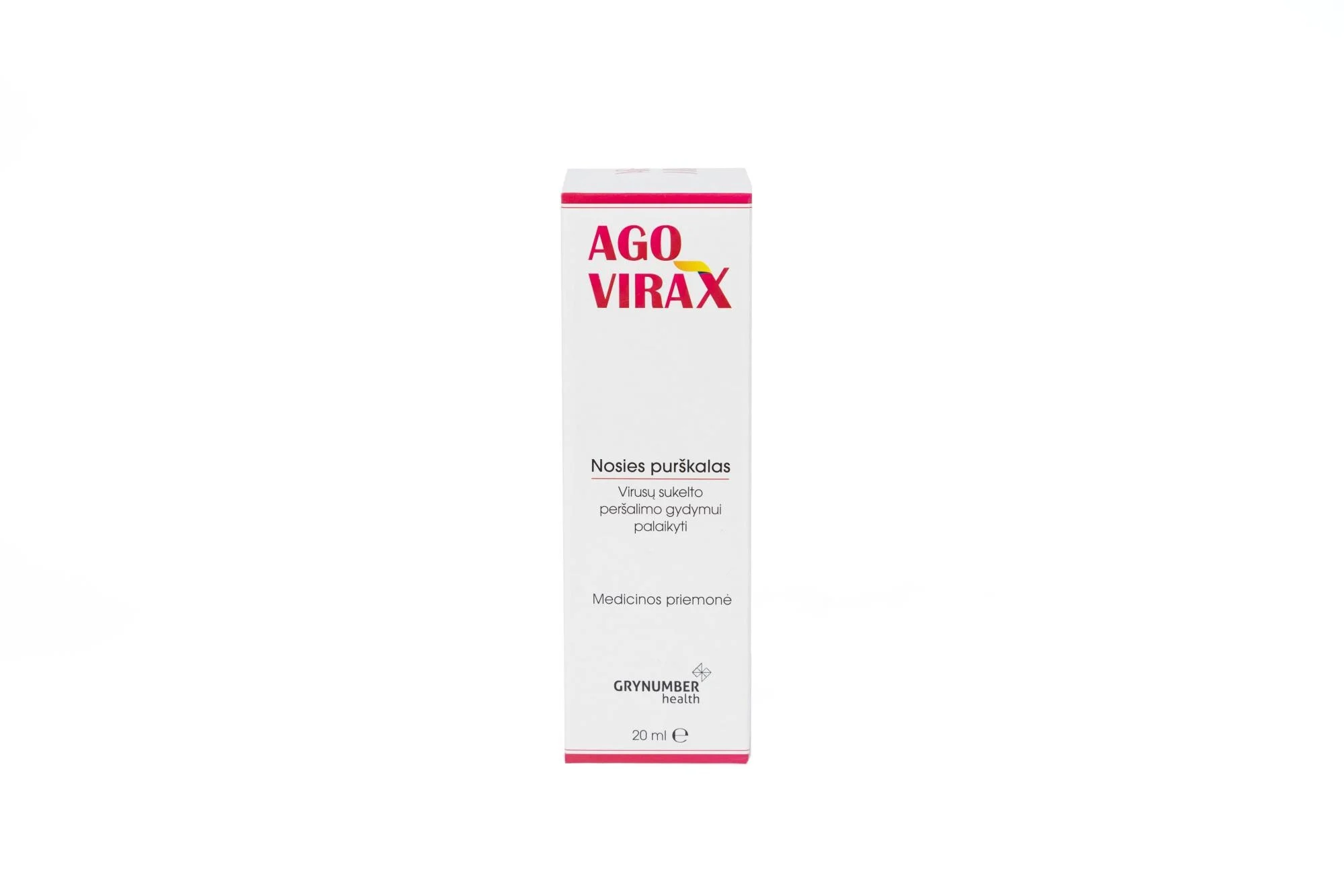 AGOVIRAX nosies purškalas, 20 ml