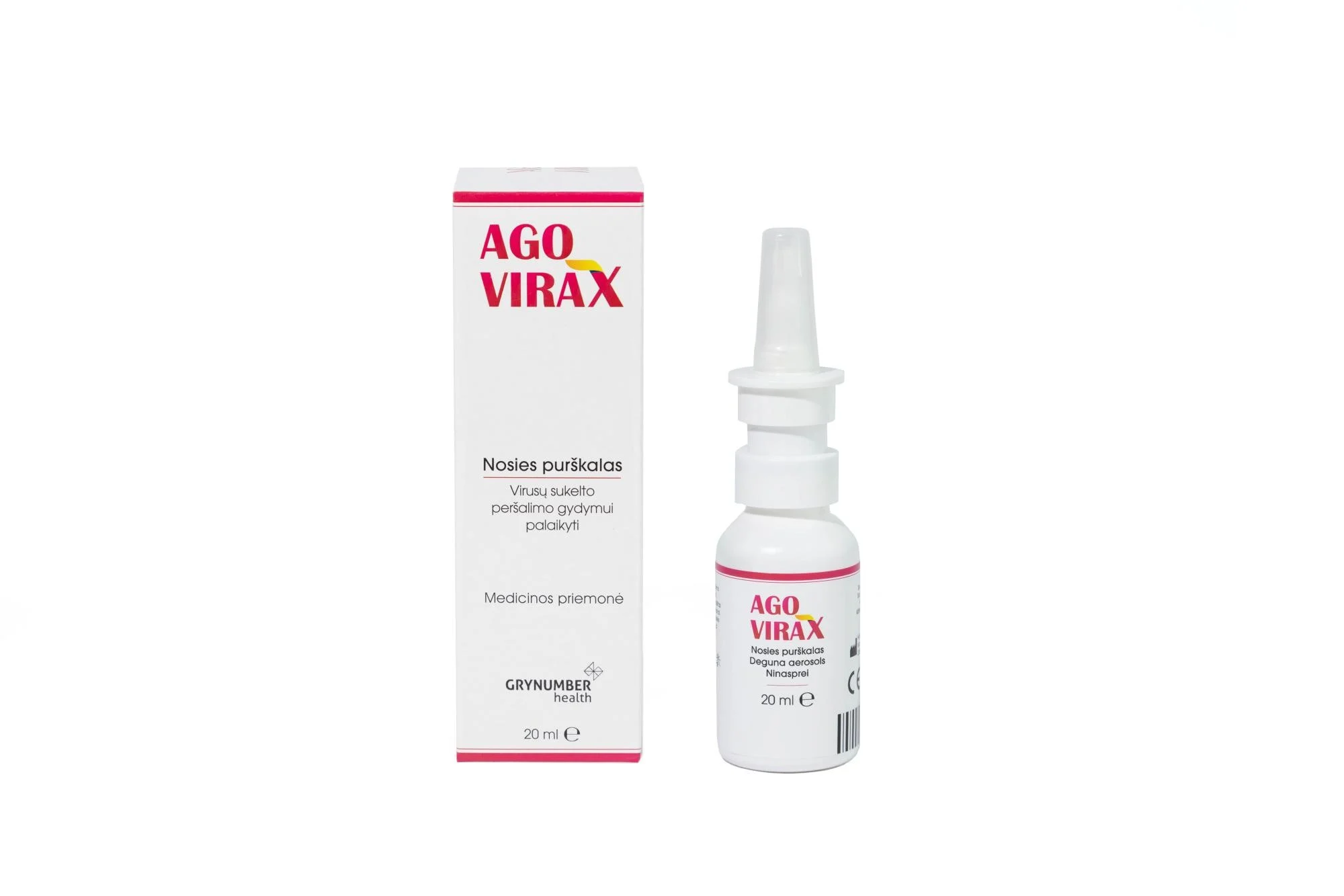 AGOVIRAX nosies purškalas, 20 ml