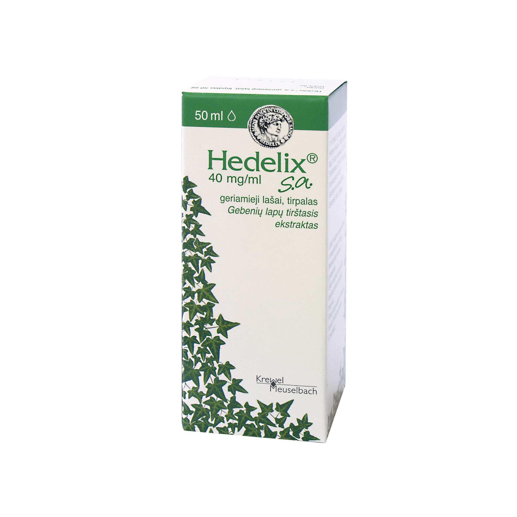 Hedelix s.a. 40 mg/ml geriamieji lašai 50 ml